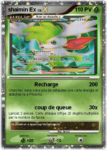 Pokemon shaimin Ex