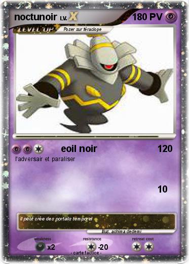Pokemon noctunoir