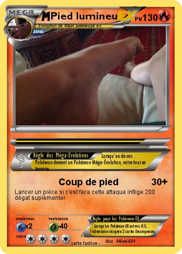 Pokemon Pied lumineu