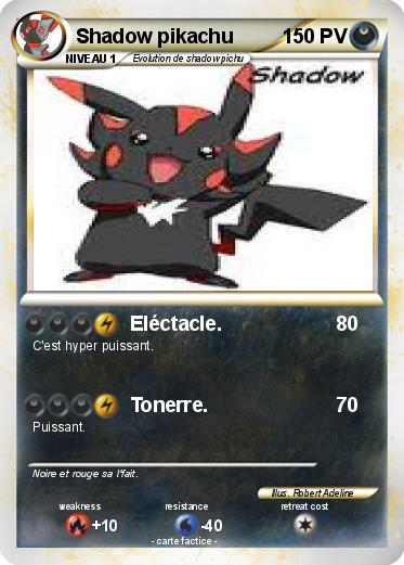 Pokemon Shadow pikachu