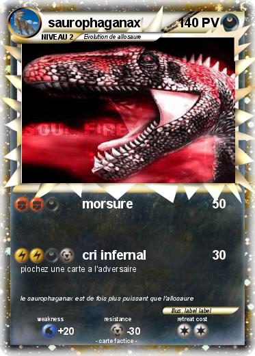 Pokemon saurophaganax
