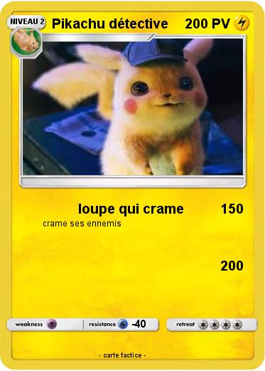 Pokemon Pikachu détective