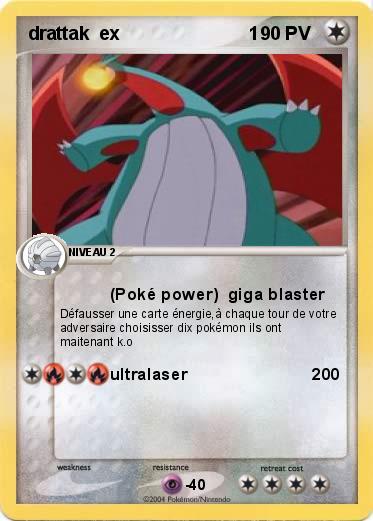 Pokemon drattak  ex                         1