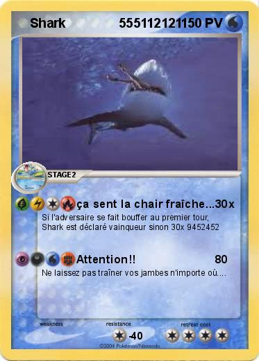 Pokemon    Shark               555112121