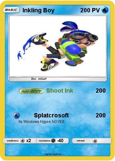 Pokemon Inkling Boy
