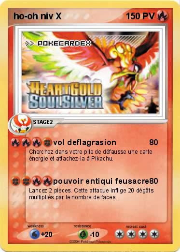 Pokemon ho-oh niv X