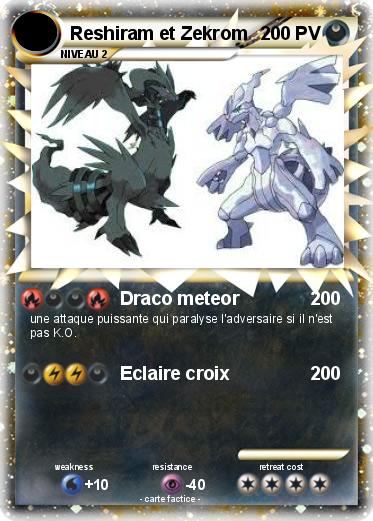 Pokemon Reshiram et Zekrom