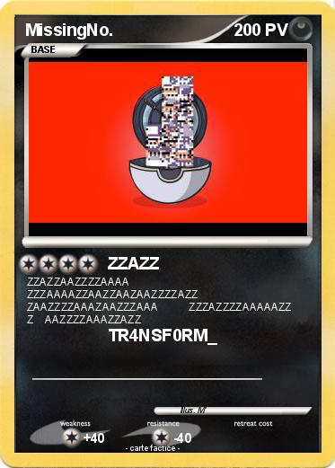 Pokemon MissingNo.
