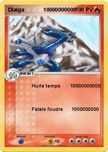 Pokemon Dialga             10000000000