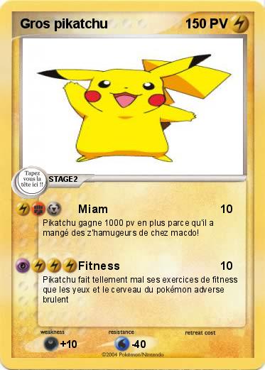 Pokemon Gros pikatchu