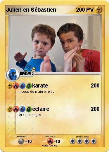 Pokemon Julien en Sébastien