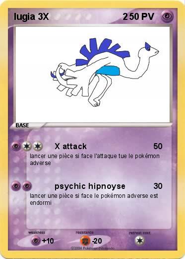 Pokemon lugia 3X                             2