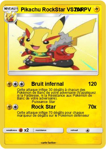 Pokemon Pikachu RockStar VSTAR