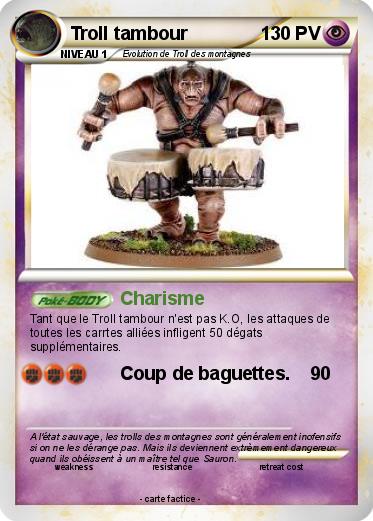 Pokemon Troll tambour