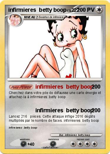Pokemon infirmieres  betty boop