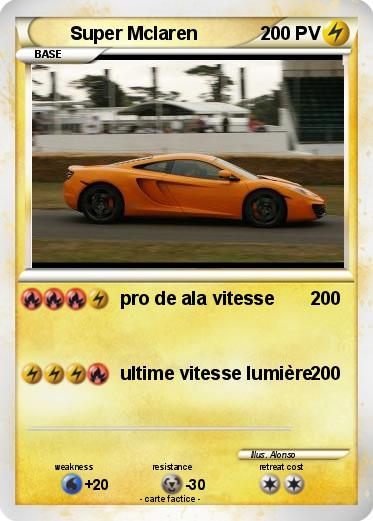 Pokemon Super Mclaren