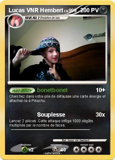 Pokemon Lucas VNR Hembert