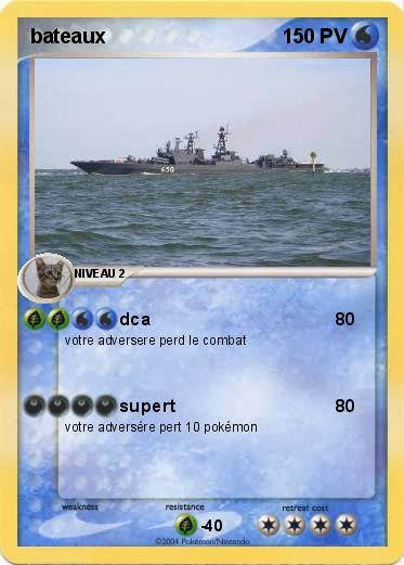 Pokemon bateaux