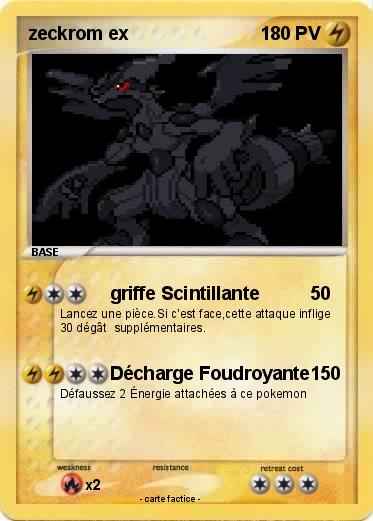 Pokemon zeckrom ex