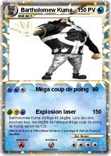 Pokemon Bartholomew Kuma