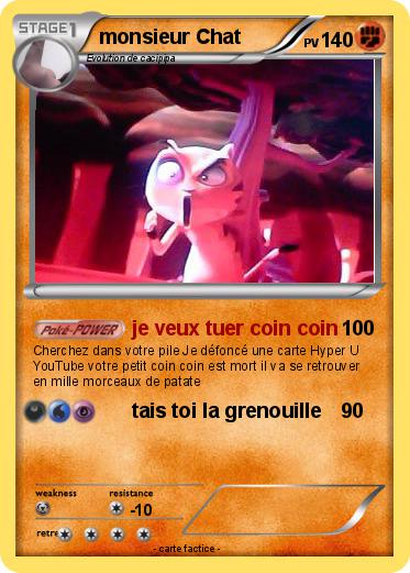 Pokemon monsieur Chat
