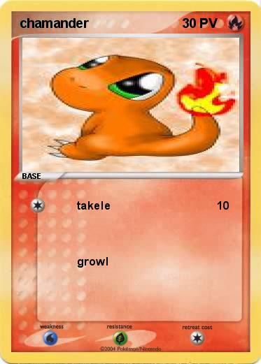 Pokemon chamander