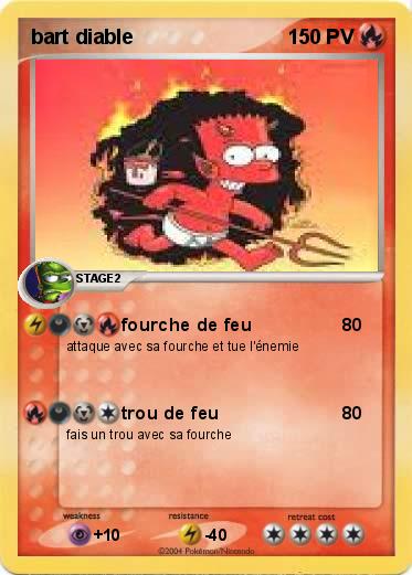 Pokemon bart diable