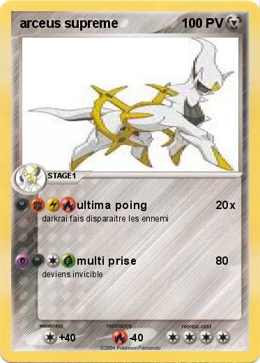 Pokemon arceus supreme