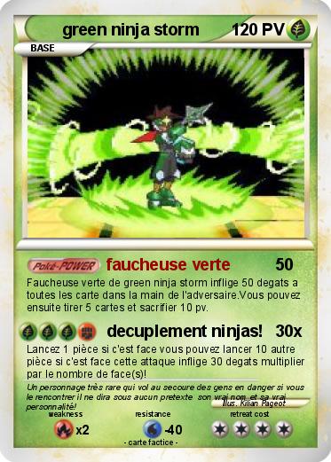Pokemon green ninja storm