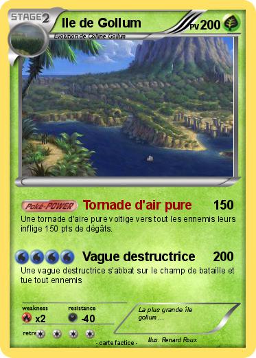 Pokemon Ile de Gollum
