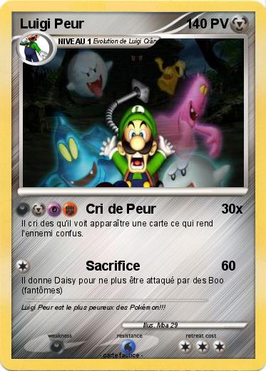 Pokemon Luigi Peur