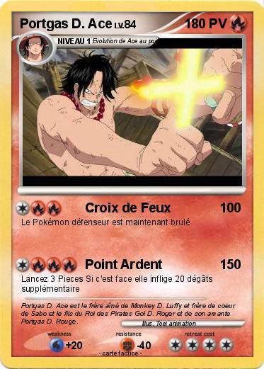 Pokemon Portgas D. Ace