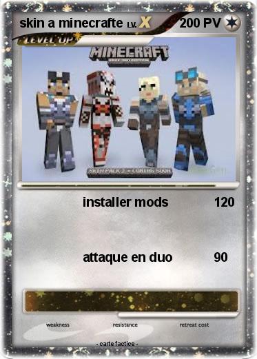 Pokemon skin a minecrafte