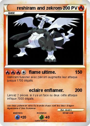 Pokemon reshiram and zekrom
