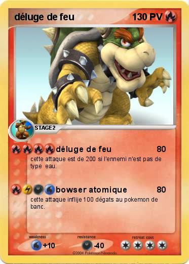 Pokemon déluge de feu