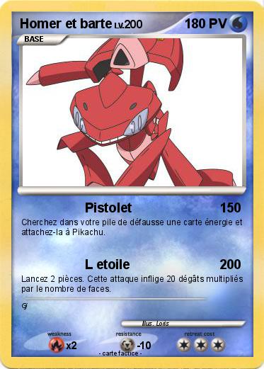 Pokemon Homer et barte