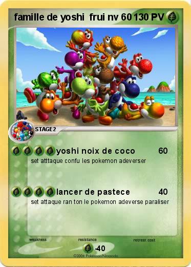 Pokemon famille de yoshi  frui nv 60