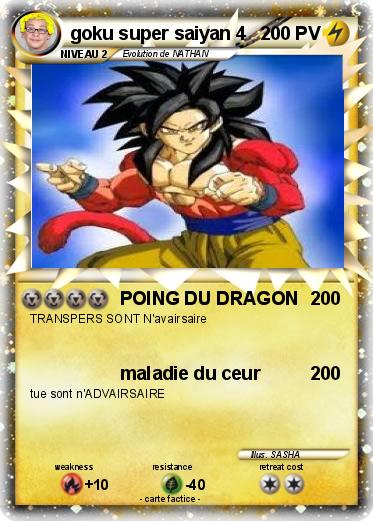 Pokemon goku super saiyan 4