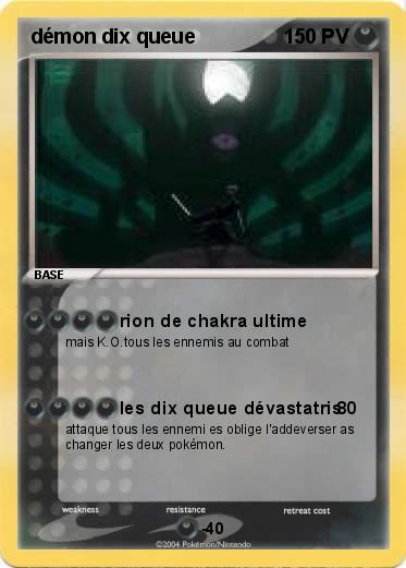 Pokemon démon dix queue