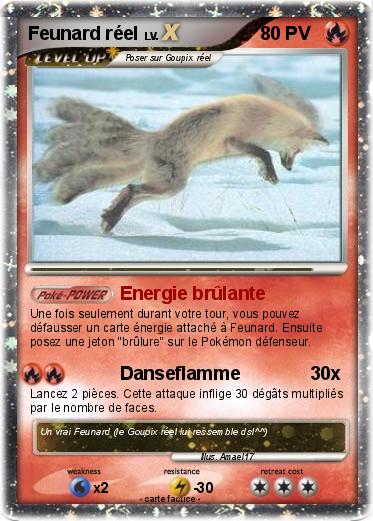 Pokemon Feunard réel