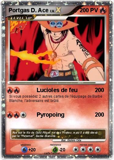 Pokemon Portgas D. Ace