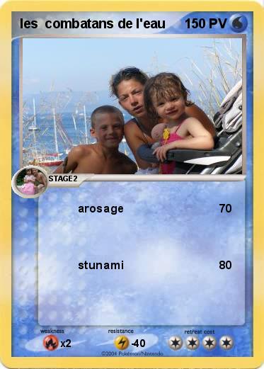 Pokemon les  combatans de l'eau