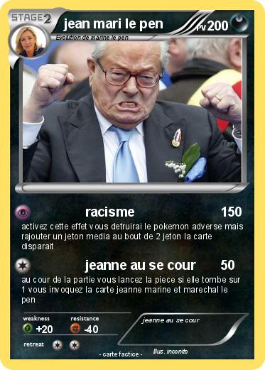 Pokemon jean mari le pen