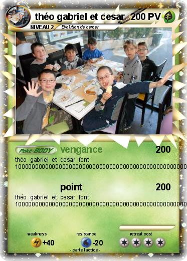 Pokemon théo gabriel et cesar