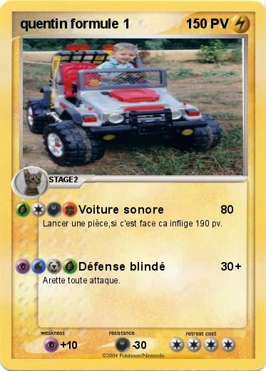 Pokemon quentin formule 1