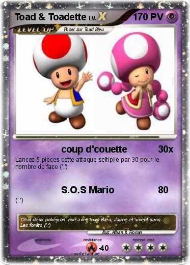Pokemon Toad & Toadette