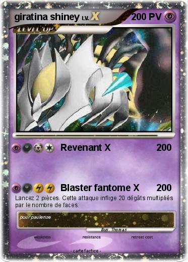Pokemon giratina shiney