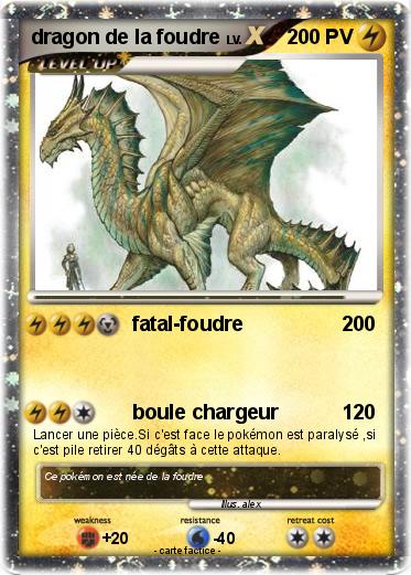 Pokemon dragon de la foudre