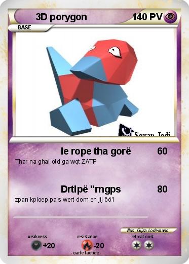 Pokemon 3D porygon