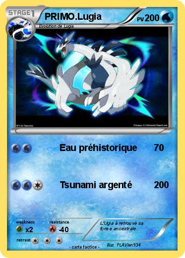 Pokemon PRIMO.Lugia